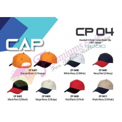Baseball 6-Panel Cotton Brush Cap CP04