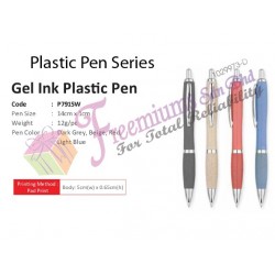 Gel Ink Plastic Pen (P7915W)